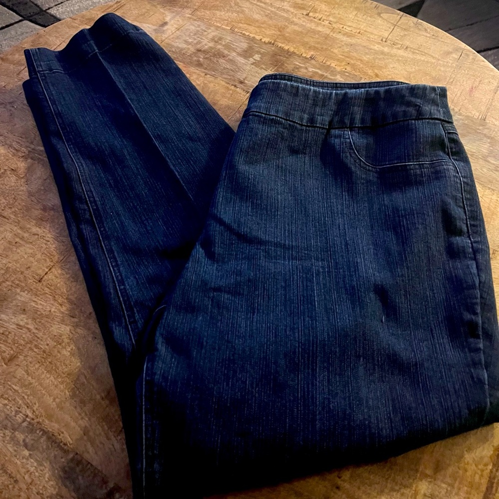 New dark blue Jean leggings Slim-Sation.16
